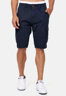 Indicode Herren Monroe Cargo ZA Shorts Dunkelblau/Blau Indicode Herren Monroe Cargo ZA Shorts Dunkelblau/Blau