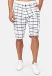 Indicode Herren Monroe Cargo ZA Shorts Weiß/Creme