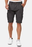 Indicode Herren Monroe Cargo ZA Shorts Khaki/Dunkelgrau/Grau/Dunkelgrün/Dunkelbraun