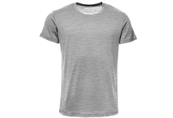 Kaipara Rundhalsshirt URBAN Merino T-Shirt Herren Kurzarm Regular Grau/Hellgrau/Dunkelgrau