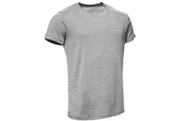Kaipara Rundhalsshirt URBAN Merino T-Shirt Herren Kurzarm Regular Grau/Hellgrau/Dunkelgrau