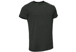 Kaipara Rundhalsshirt URBAN Merino T-Shirt Herren Kurzarm Regular Dunkelgrün/Dunkelgrau/Grau