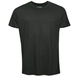 Kaipara Rundhalsshirt URBAN Merino T-Shirt Herren Kurzarm Regular Dunkelgrün/Dunkelgrau/Grau