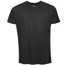 Kaipara Rundhalsshirt URBAN Merino T-Shirt Herren Kurzarm Regular Dunkelgrün/Dunkelgrau/Grau