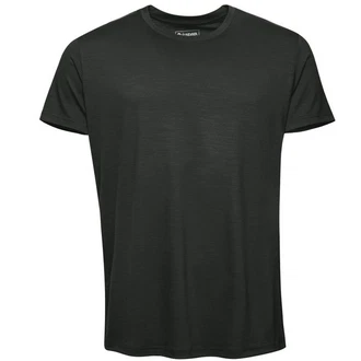Kaipara Rundhalsshirt URBAN Merino T-Shirt Herren Kurzarm Regular Dunkelgrün/Dunkelgrau/Grau Kaipara Rundhalsshirt URBAN Merino T-Shirt Herren Kurzarm Regular Dunkelgrün/Dunkelgrau/Grau