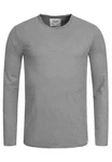 Indicode T-Shirt Willbur Longsleeve Grau/Hellgrau/Dunkelgrau