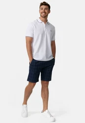 Indicode Chinoshorts Aalborg Dunkelblau/Blau