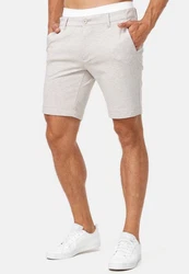 Indicode Chinoshorts Aalborg Grau/Khaki/Beige