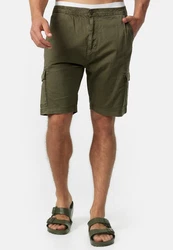Indicode Cargoshorts Kinnaird Khaki/Braun/Gelb/Dunkelgrau/Orange/Rosa/Rot