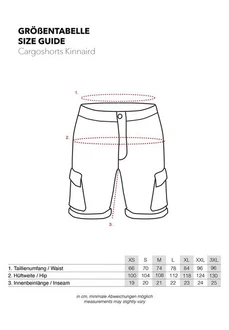 Indicode Cargoshorts Kinnaird Khaki/Braun/Gelb/Dunkelgrau/Orange/Rosa/Rot Indicode Cargoshorts Kinnaird Khaki/Braun/Gelb/Dunkelgrau/Orange/Rosa/Rot