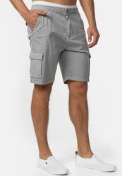 Indicode Cargoshorts Kinnaird Grau/Hellgrau/Khaki