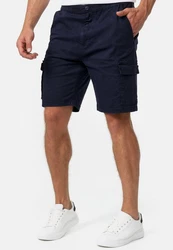 Indicode Cargoshorts Kinnaird Dunkelblau/Blau