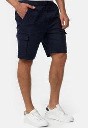 Indicode Cargoshorts Kinnaird Dunkelblau/Blau