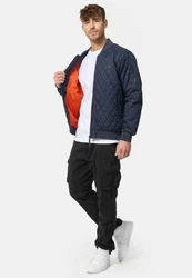 Indicode Herren Novak Bomberjacke Navy
