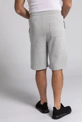 JP1880 Sweat-Bermuda mit Tunnelzug Grau/Hellgrau
