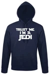 Youth Designz Kapuzenpullover Trust me I'm a Jedi Schwarz/Dunkelblau/Blau