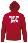 Youth Designz Kapuzenpullover Trust me I'm a Jedi Rot/Dunkelrot/Schwarz