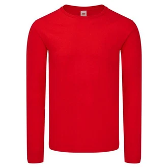 Fruit of the Loom Longsleeve Iconic 150 Classic T-Shirt Rot