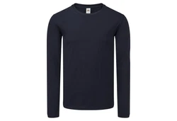 Fruit of the Loom Longsleeve Iconic 150 Classic T-Shirt Dunkelblau