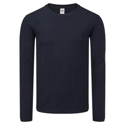 Fruit of the Loom Longsleeve Iconic 150 Classic T-Shirt Dunkelblau