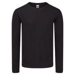 Fruit of the Loom Longsleeve Iconic 150 Classic T-Shirt Schwarz/Dunkelgrau