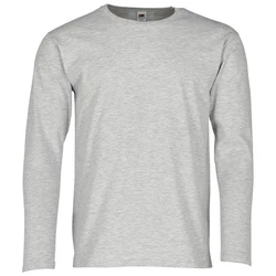 Fruit of the Loom Longsleeve Iconic 150 Classic T-Shirt Grau/Hellgrau