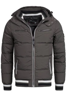 Indicode Herren Marlon Steppjacke in Daunenjacken-Optik Winterjacke Übergangsjacke Raven Indicode Herren Marlon Steppjacke in Daunenjacken-Optik Winterjacke Übergangsjacke Raven