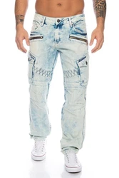 Cipo & Baxx Cargojeans Jeans Hose Hellblau/Blau