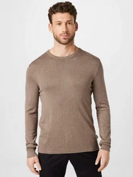 Lindbergh Pullover Strickpullover dunkelbeige
