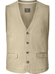 Jan Vanderstorm Anzugweste TORELL Jeans-Optik