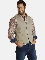 Jan Vanderstorm Anzugweste TORELL Jeans-Optik