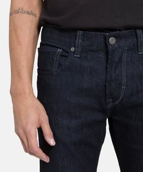BALDESSARINI 5-Pocket-Jeans BLD-John Dunkelblau/Blau/Lila