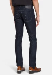 BALDESSARINI 5-Pocket-Jeans BLD-John Dunkelblau/Blau/Lila