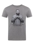 riverso T-Shirt Herren Fotoprintshirt RIVHarald Regular Fit Kurzarm Tee Shirt Grau/Dunkelgrau