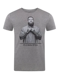T-Shirt Herren Fotoprintshirt RIVHarald Regular Fit (1-tlg) Kurzarm Tee Shirt mit Rundhalsausschnitt