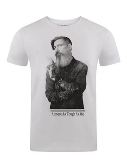 riverso T-Shirt Herren Fotoprintshirt RIVHarald Regular Fit Kurzarm Tee Shirt Grau/Lila/Grün/Gelb/Hellblau