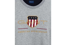 Gant Sweatshirt Archive Shield C-Neck grau