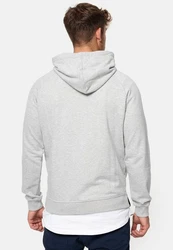 Indicode Strickpullover Litcham Grau/Hellgrau