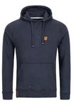 Indicode Strickpullover Litcham Dunkelblau/Hellblau/Braun