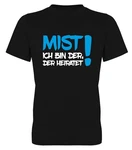 G-graphics T-Shirt Herren T-Shirt Ich bin der, der heiratet! JGA-Shirt Braun/Beige/Mintgrün