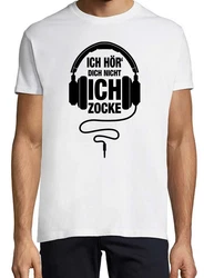 Youth Designz T-Shirt Ich Zocke Dunkelrot/Schwarz/Creme/Rot