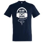 Youth Designz T-Shirt Ich Zocke Dunkelblau/Blau/Schwarz