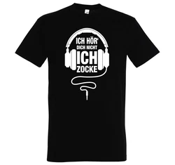 Youth Designz T-Shirt Ich Zocke Schwarz/Rot/Dunkelrot