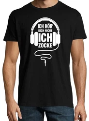 Youth Designz T-Shirt Ich Zocke Schwarz/Rot/Dunkelrot