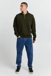 !Solid Sweatshirt SDMason HalfZip 21107100