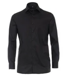 CASAMODA Langarmhemd Comfort Fit Schwarz/Grau
