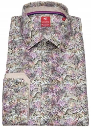 Langarmhemd Slim Fit stark tailliert Kentkragen