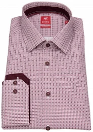 Langarmhemd Slim Fit stark tailliert Kentkragen