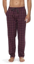 Schlafhose Herren Webhose Freizeithose Loungewear aus 100% Baumwolle
