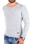 Reslad Strickpullover Crewneck RS-3105 Rosa/Beige/Gelb/Grün/Blau